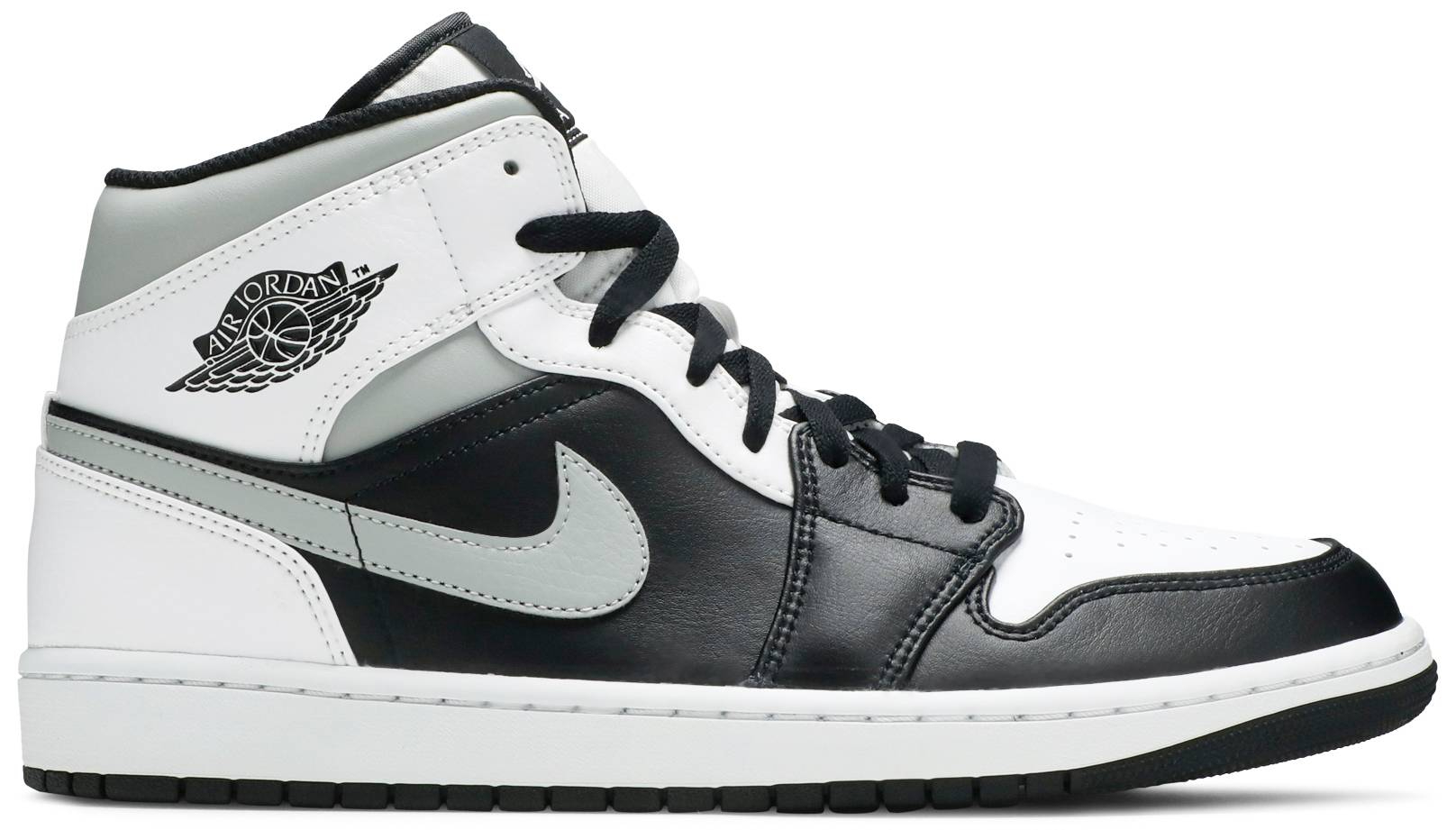 Air Jordan 1 Mid White Shadow 554724-073